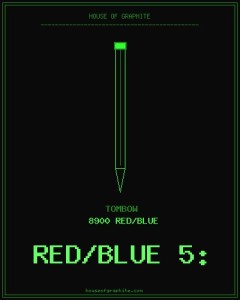 Tombow | 8900 Red/Blue | Red/Blue 5:5