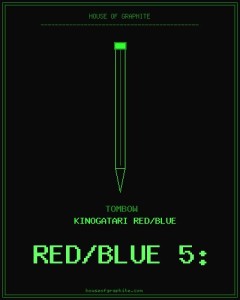 Tombow | Kinogatari Red/Blue | Red/Blue 5:5