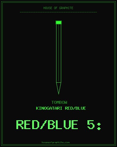 Tombow | Kinogatari Red/Blue | Red/Blue 5:5