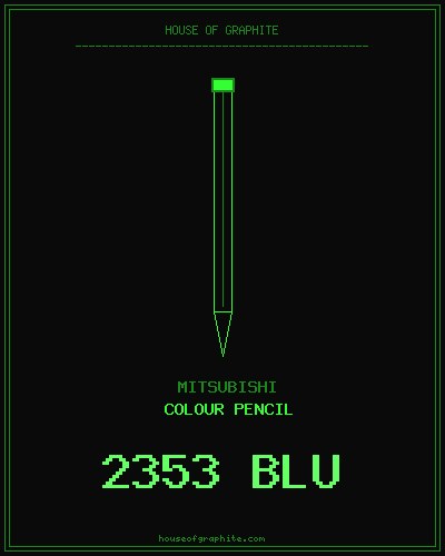 Mitsubishi | Colour Pencil | 2353 Blue