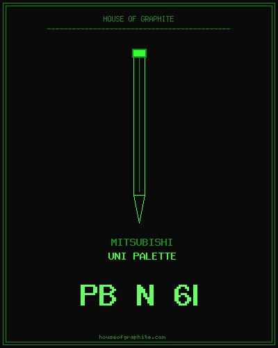 Mitsubishi | uni Palette | PB N 6B