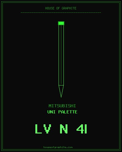 Mitsubishi | uni Palette | LV N 4B