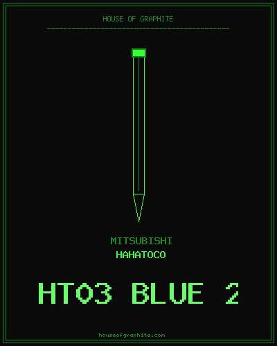 Mitsubishi | hahatoco | HT03 Blue 2B