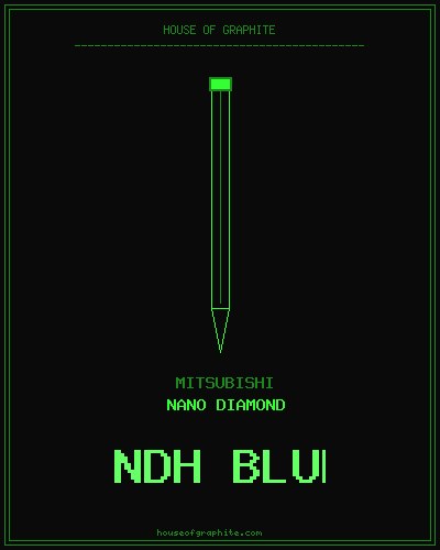 Mitsubishi | Nano Diamond | NDH Blue