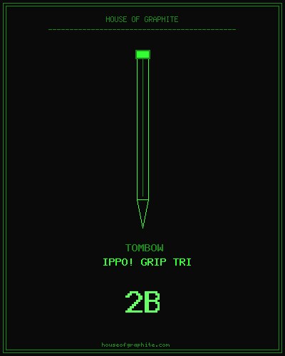 Tombow | ippo! Grip Tri | 2B