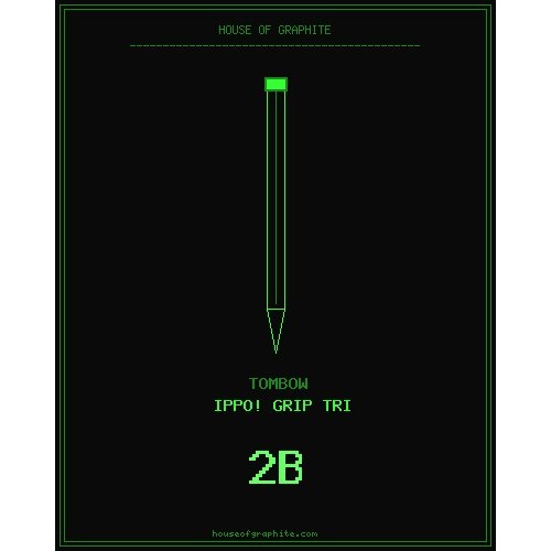 Tombow | ippo! Grip Tri | 2B