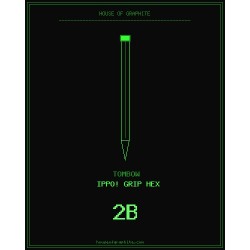 Tombow | ippo! Grip Hex | 2B