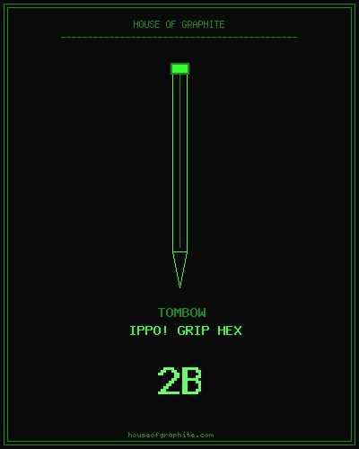 Tombow | ippo! Grip Hex | 2B