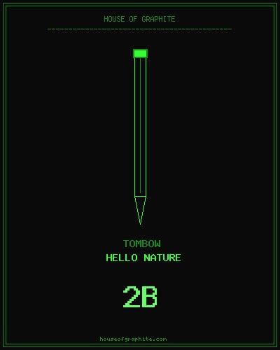 Tombow | Hello Nature | 2B