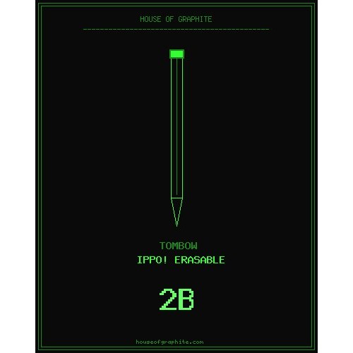 Tombow | ippo! Erasable | 2B