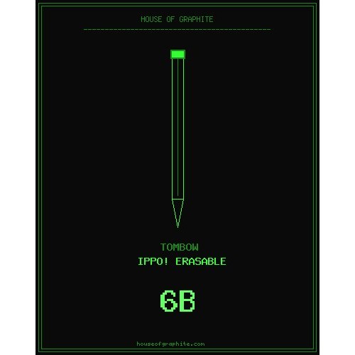 Tombow | ippo! Erasable | 6B