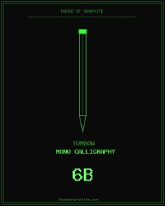 Tombow | Mono Calligraphy | 6B