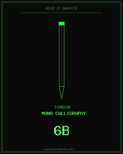 Tombow | Mono Calligraphy | 6B