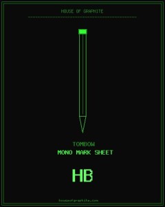 Tombow | Mono Mark Sheet | HB