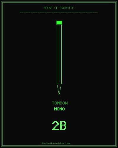 Tombow | Mono | 2B
