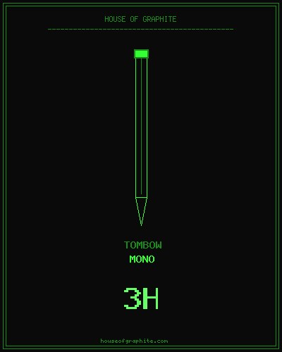 Tombow | Mono | 3H