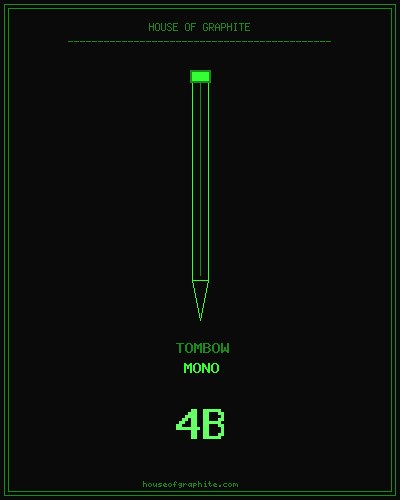 Tombow | Mono | 4B