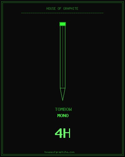 Tombow | Mono | 4H