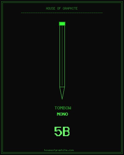 Tombow | Mono | 5B