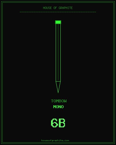 Tombow | Mono | 6B