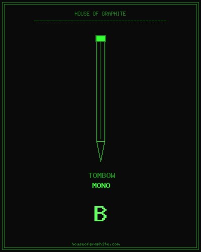 Tombow | Mono | B