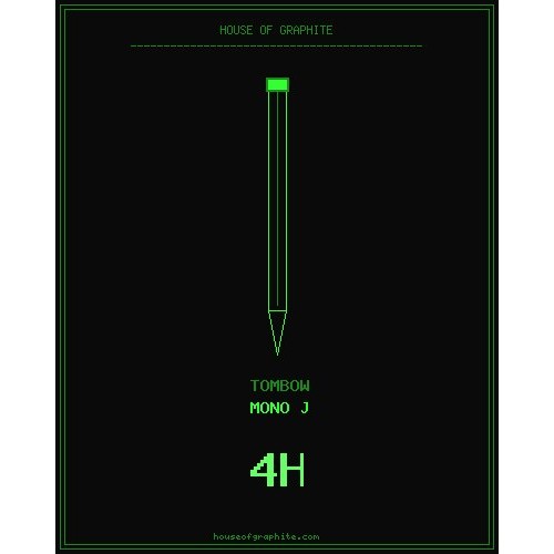 Tombow | Mono J | 4H