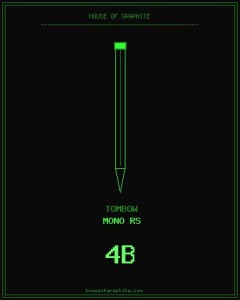 Tombow | Mono RS | 4B