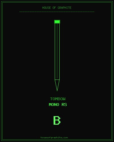 Tombow | Mono RS | B