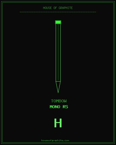 Tombow | Mono RS | H