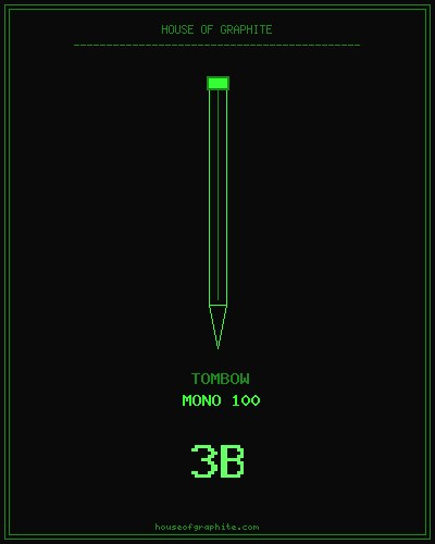 Tombow | Mono 100 | 3B