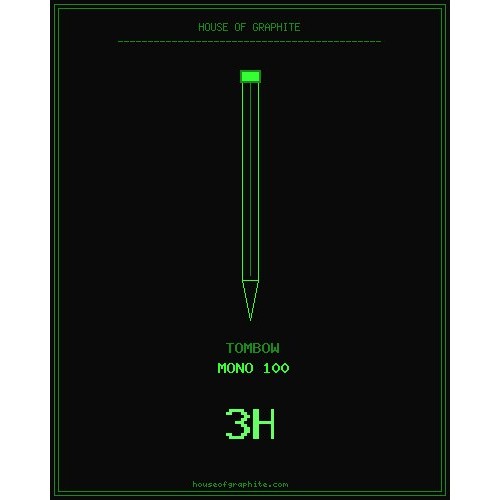 Tombow | Mono 100 | 3H