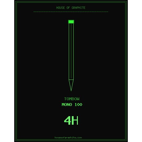 Tombow | Mono 100 | 4H