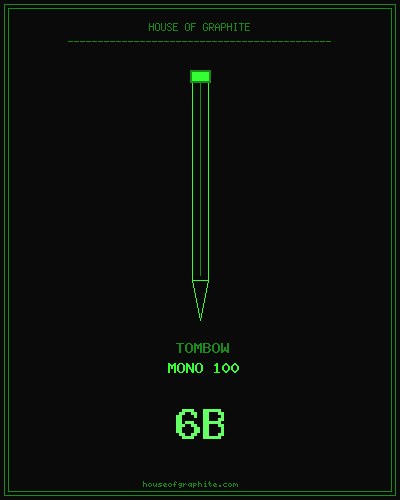 Tombow | Mono 100 | 6B