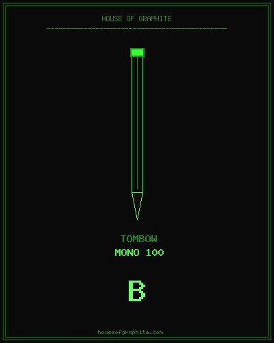 Tombow | Mono 100 | B