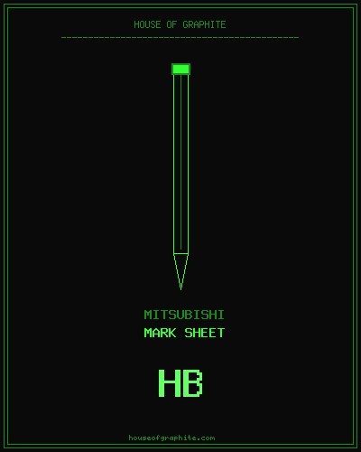 Mitsubishi | Mark Sheet | HB
