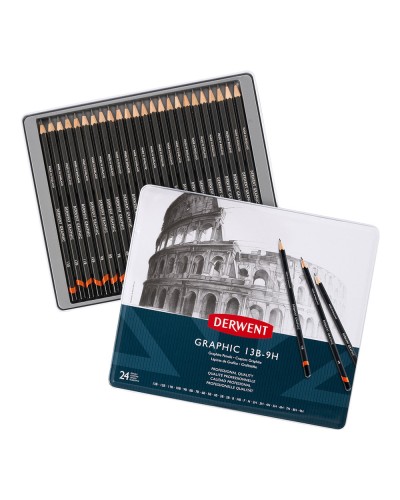Derwent | Graphic | Full Set Tin of 24