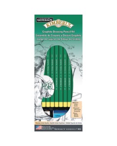 General Pencil | Kimberly 525 | Graphite Drawing Kit of 12