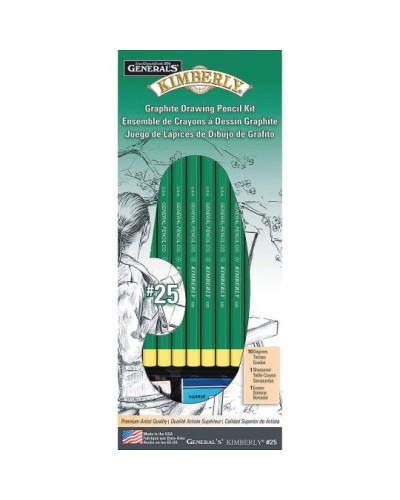 General Pencil | Kimberly 525 | Graphite Drawing Kit of 12