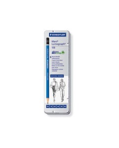 Staedtler | Mars Lumograph 100 | Pack of 6 (8B-HB)