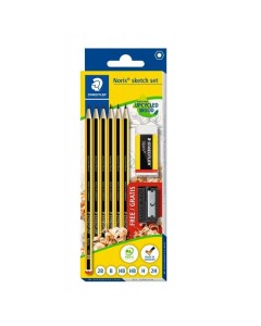 Staedtler | Noris 120 | Sketching Set of 8 (2B-2H)